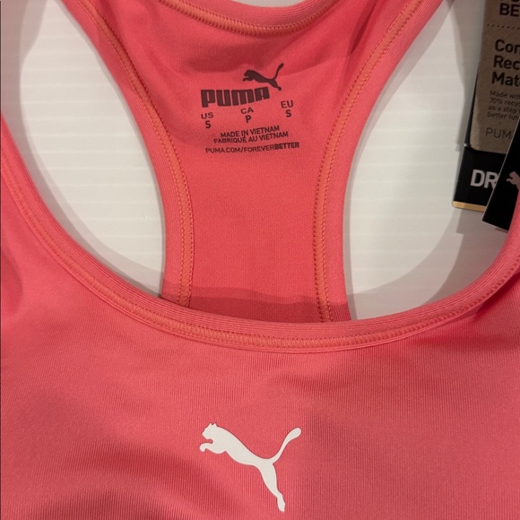 PUMA Coral Sports Bra with Black Band Size Small NWT - Picture 2 of 6
